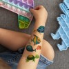 Wrapables Waterproof Glitter Temporary Tattoos, Birthday Party Favors and Supplies, Goodie Bag Fillers, 12 Sheets Ocean Animals - 3 of 4