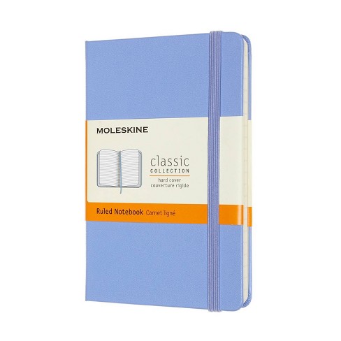 Moleskine + Classic Notebook, Hard Cover, Pocket (3.5″ x 5.5″)  Dotted, Reef Blue, 192 Pages