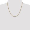Black Bow Jewelry 1.85mm 14k Yellow Gold Diamond Cut Round Box Chain Necklace - 2 of 4