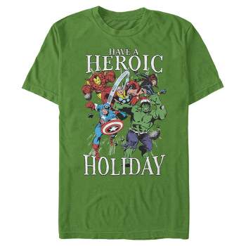 Men's Marvel Heroic Holiday Avengers T-Shirt