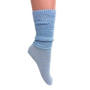 Women's Cotton Lightweight Slouch Socks Extra Thin 1 Pair Soft and Breathable - 1 of 1