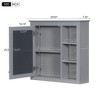 SeaCamel 30" Single Sink Bathroom Vanity - Modern Storage Cabinet with 2 Drawers & Tip-out Drawer - 3 of 4