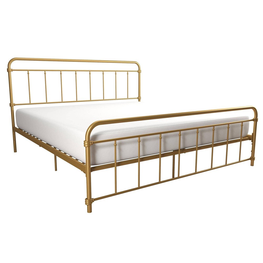 King Waldorf Metal Bed Gold Room Joy For Sale