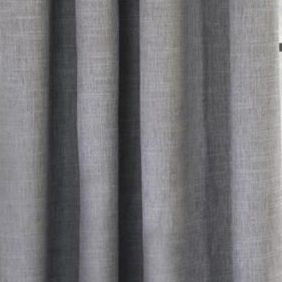 Gray Grommet Blackout Pleated Kids Polyester Window Drapes