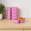 10pc (set of 5) Divided Plastic Meal Prep Food Storage Container Set - Room Essentials™ - 2 of 3