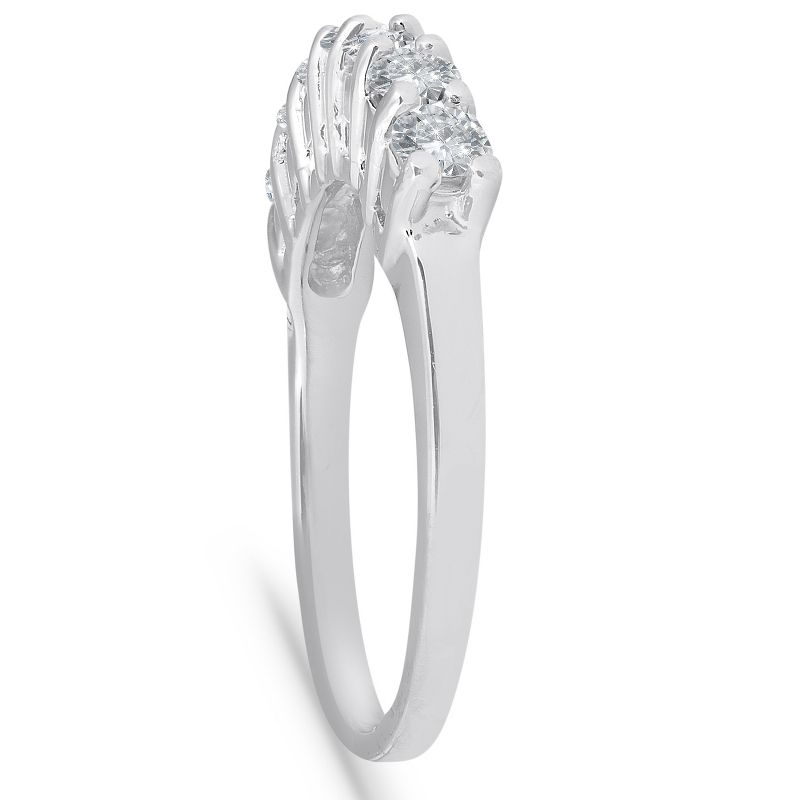 Pompeii3 950 Platinum 5/8 Carat Diamond Solitaire Prong Women's Wedding Ring, 3 of 6