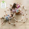 Little Partners Indoor Climbing Gym for Kids - Soft White with Natural - 3 of 4