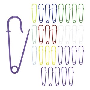 Unique Bargains Sewing Large Safety Spring Lock Blanket Bulk Pins 30 Pcs - 1 of 4
