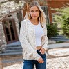 Women's Confetti Knit Front Button Long Sleeve Cardigan - Cupshe - image 4 of 4