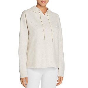 P.J. Salvage Womens Imitation Pearl Hoodie Sweatshirt - 1 of 1