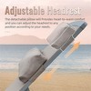Okak 3PCS Aluminum Patio Lounge Chaise Set with Adjustable Backrest,2 Chairs +1 Table,Outdoor Poolside Sunbathing Set for Garden,Beach,Backyard - 4 of 4