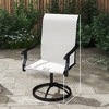 Patio Swivel Chairs Set of 2, High Back Patio Dining Chairs with All-Weather Mesh for Backyard, Lawn, Garden - 3 of 4