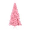 vidaXL 8ft Pink Artificial Christmas Tree with Stand - 2 of 4