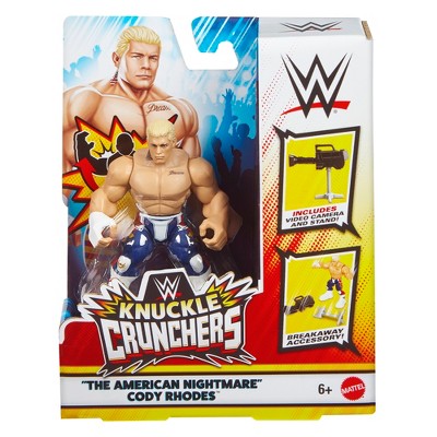 WWE Knuckle Crunchers 8 with Video Camera Cody Rhodes Action Figure