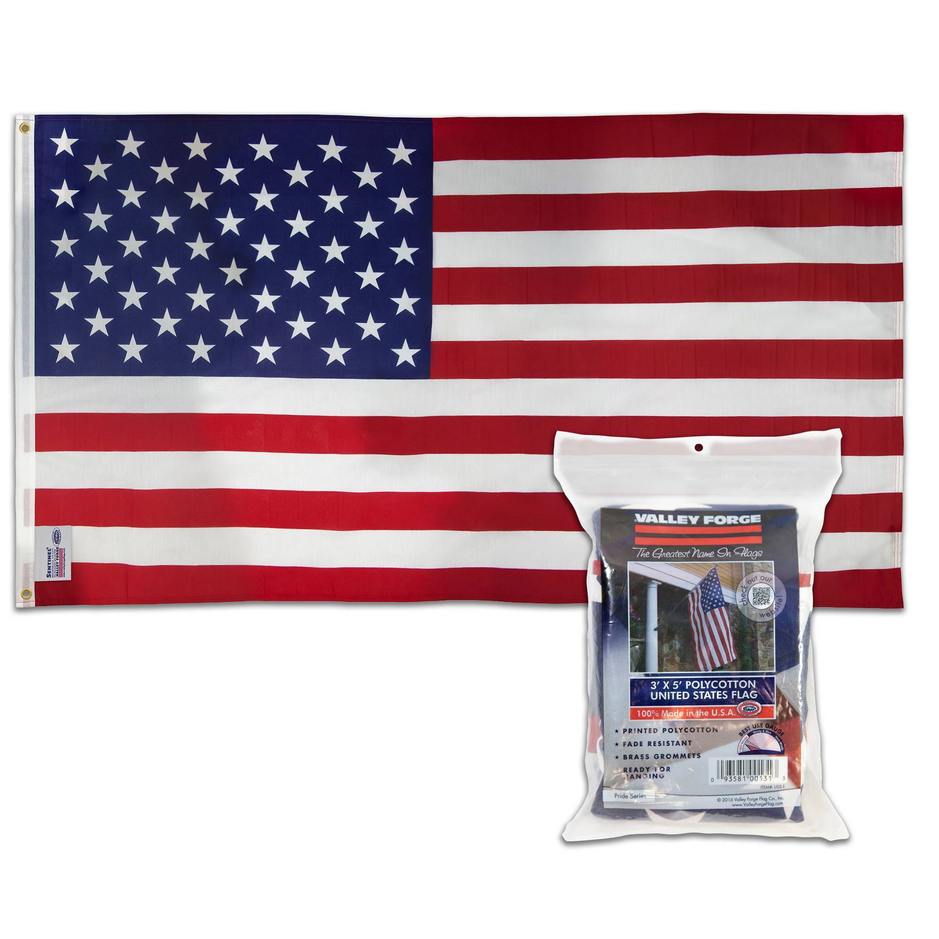 Valley Forge Flag 60"x36" PC Flag