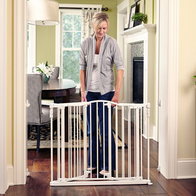 Toddleroo by North States Deluxe Decor Gate - White, 5 of 8
