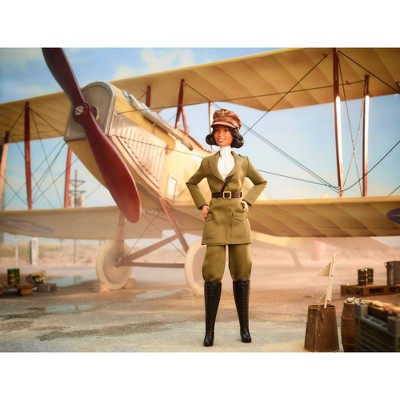 Bessie Coleman Collectible Doll with Aviator Suit and Helmet