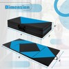 MaseiKar 8 Feet PU Leather Folding Gymnastics Mat with Hook and Loop Fasteners - 3 of 4