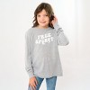 The Juniper Shop Free Spirit Ghost Distressed  Youth Long Sleeve Tee - 3 of 4