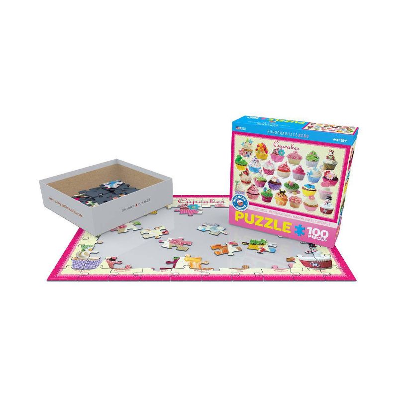 EuroGraphics Play &#38; Bake Cupcakes Jigsaw Puzzle - 100pc, 4 of 8