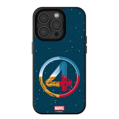 Keyscaper Marvel Fantastic 4 Badge MagSafe Compatible Cell Phone Case for Apple iPhone