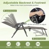 Tangkula 2PCS Folding Chaise Lounge Chairs w/ 6-Level Backrest Reclining Chairs Patio - 2 of 4