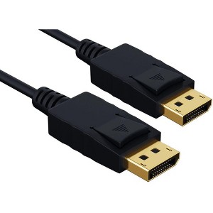 SANOXY 25ft Gold Plated Premium DisplayPort to DisplayPort Male to Male Cable with Latches 28AWG - 1 of 4