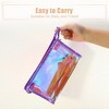 Unique Bargains Clear Portable Waterproof Travel Makeup Bag 1 Pc - 2 of 4