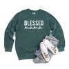 Simply Sage Market Women's Garment Dyed Graphic Sweatshirt Blessed Mama - 2 of 2