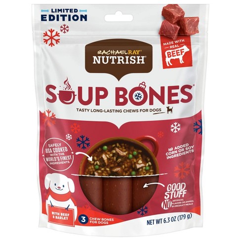 Rachael Ray Nutrish Soup Bones Dog Chews With Real Beef Barley