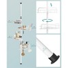 4-Tier Corner Shower Caddy Tension Pole, Rust-Resistant Adjustable Shower Organizer Shelf, No Drilling Needed, 31.5 to 127.2 Inches - 4 of 4