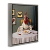 Stupell Industries Chicken & Egg Dinner Floating Frame Canvas Art - 2 of 4