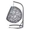 Chery Life Cat Swing Bed with Stand & Cushion, Rattan Wicker Swing Chair, Hanging Swinging Cat Bed for Cats, Small Dogs, and Small Animals - 3 of 4