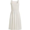 Lands' End Women's Cupro Fit and Flare Sleeveless Dress - 3 of 4