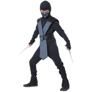 California Costumes Dragon Master Ninja Child Costume (Grey) - 1 of 1