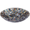 Homestock Shelley Mosaic 2 Light Flushmount Ceiling Fixture 12" Shade - 2 of 2