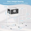 MOEPISY Home Gym Storage Rack Gym Workout Equipment Storage Organizer Fitness Weight Rack on Wheels - 2 of 4