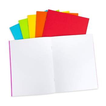 Hygloss® Bright Blank Books, 24 Pages, Assorted Colors, 8.5" x 11", 6 Per Pack, 2 Packs