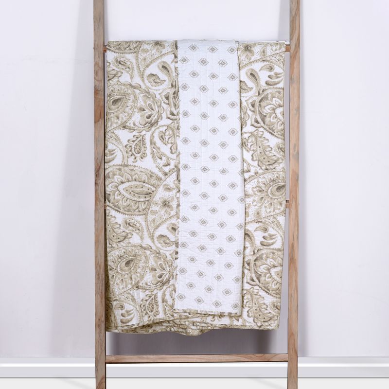 Fallon Paisley Quilted Throw - Levtex Home, 2 of 4