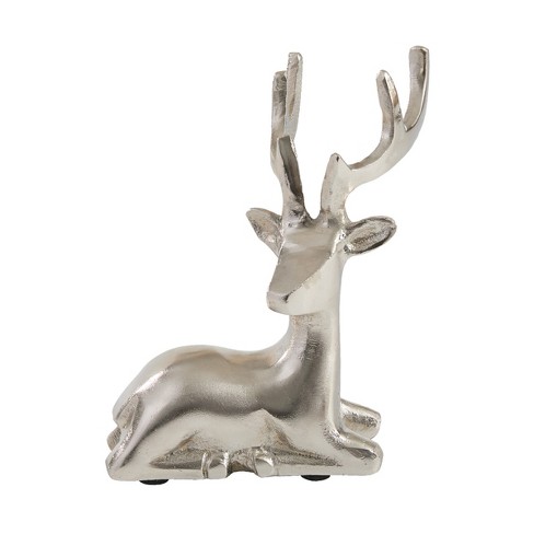 Split P Sitting Silver Reindeer - image 1 of 4