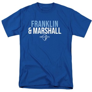 Franklin & Marshall College Official Stacked Adult T Shirt, Franklin & Marshall College - 1 of 4