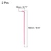 Unique Bargains S2 Steel Metric Ball End Tip L-Shaped Long Arm Hex Wrenches 2 Pcs - 2 of 4
