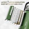 ZACHVO 320Z Insulated Tumbler, 24H Hot 72H Cold, 7-Layer Vacuum, Leakproof Stainless Steel Bottle with Handle & Strap - 3 of 4