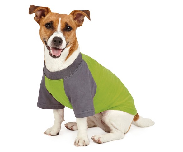 Insect Shield Premium Dog Tee - Green - 14/18"