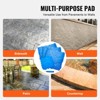 VEVOR Concrete Stamps Mat, 36 x 36 in & 18 x 18 in, 4 pcs Concrete Texturing Skin Polyurethane Stamp Stone Tile Texture Mat, Blue - 3 of 4