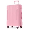 3-Piece Hardshell Luggage Set with Spinner Wheels, TSA Lock, Telescopic Handle & Corner Guards – 20"/24"/28" Lightweight Suitcases –Cuddlewood - 3 of 4
