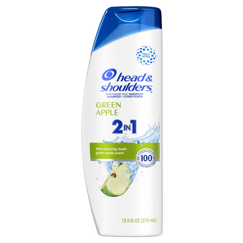 Head & Shoulders Green Apple 2-in-1 Anti Dandruff Shampoo & Conditioner for Dry & Itchy Scalp, 3 of 14