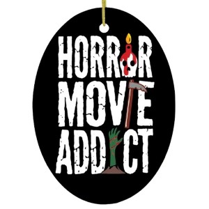 Horror Movie Addict Ornament| OrnamentallyYou - 1 of 4