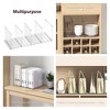 Transparent Handbag Purse Bag Divider Shelf With 5 Compartments Multipurpose Removable Closet Organizer - 2 of 4