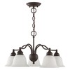 Livex Lighting Essex 5 - Light Chandelier in  Bronze - 4 of 4